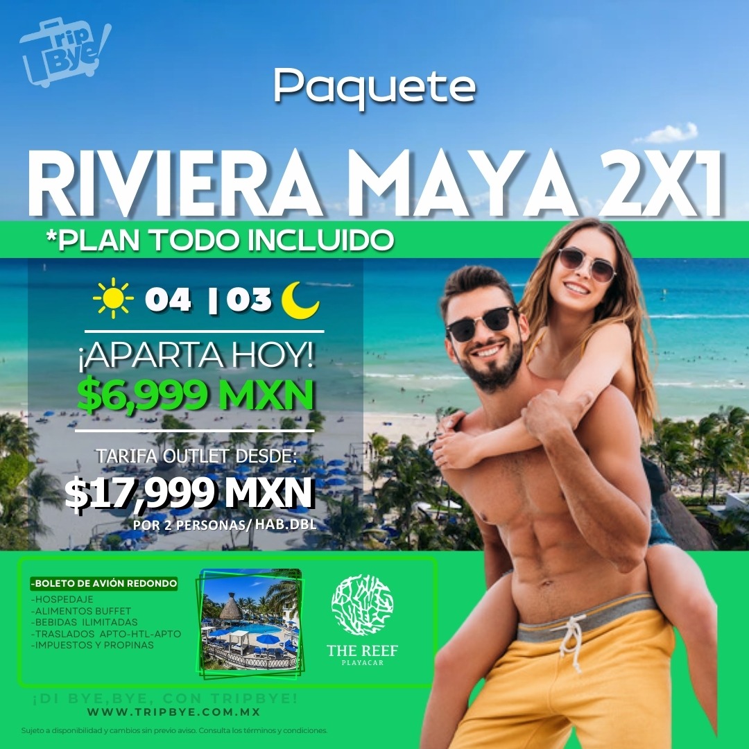 Paquete The Reef Playacar